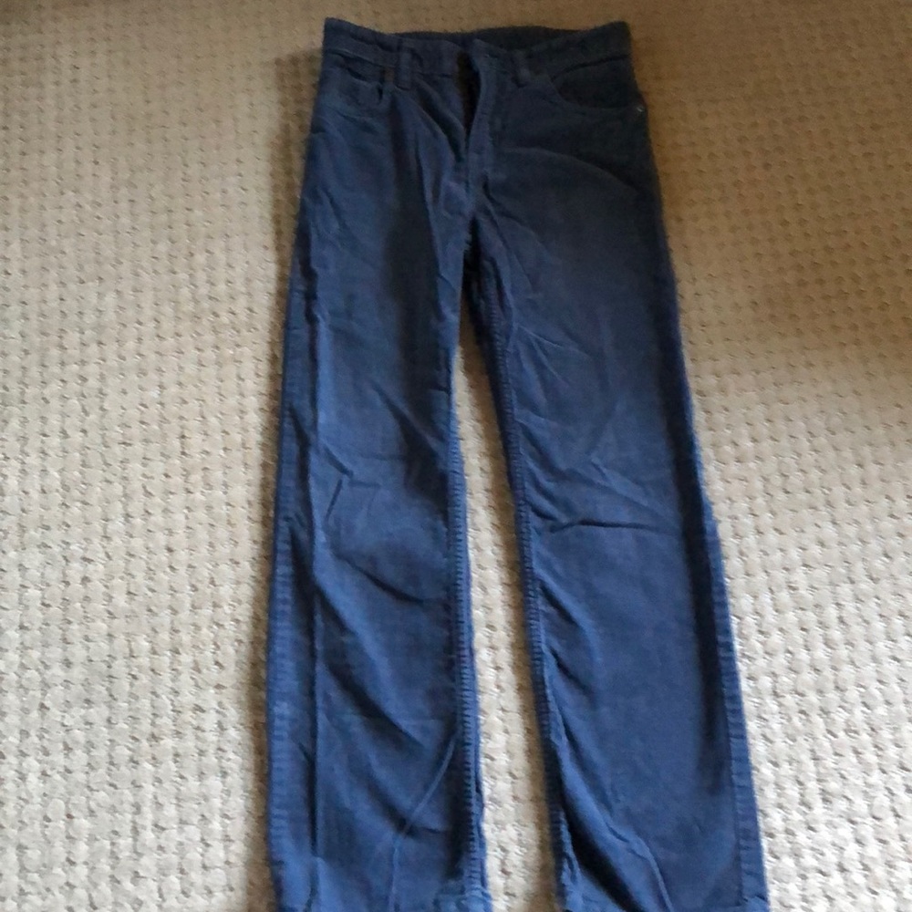 Boys blue corduroy pants